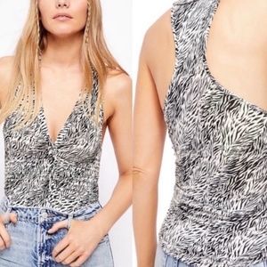 New in Package FREE PEOPLE COCO Tank Top Black & White Combo